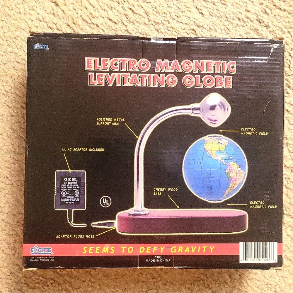 LAST CHANCE! Electro Magnetic Levitating Globe - Picture 2 of 6